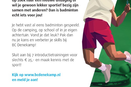 Probeer badminton cursus