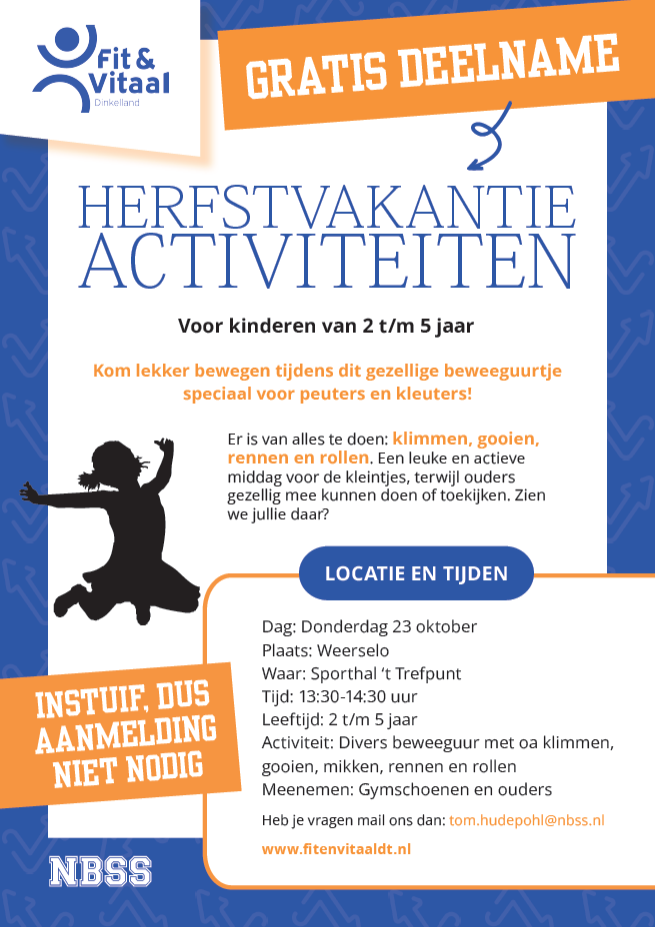 Herfstvakantie activiteit Weerselo